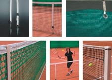 Tenisové sítě - doplňky - wimbledon se sponou, PES