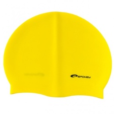 Plavecká čepice silikonová SUMMER - barva žlutá