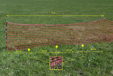 Ochranná síť pro hody - délka 120m, min.výška 50cm SZS15-120_obr2