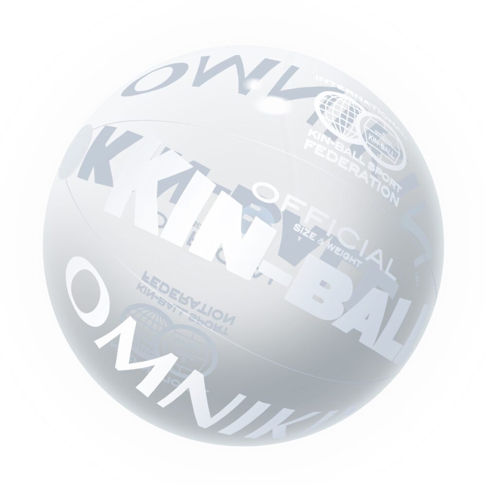 Míč Kin-ball Street pro venkovní hru průhledný - průměr 0,84cm