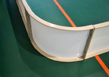 Florbalové mantinely MULTISPORT - 20m x 10m - barva bílá_obr4