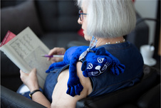 Zátěžová kočka 2kg Manimo® - modrá_obr4