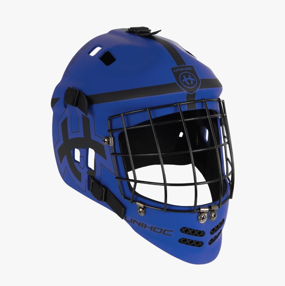 Brankářská maska Unihoc - barva modrá/černá