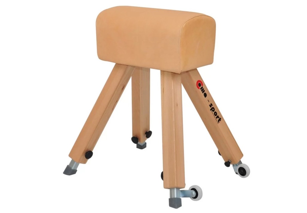 Gymnastická koza - nastavení výšky 90-140cm, syntetická useň