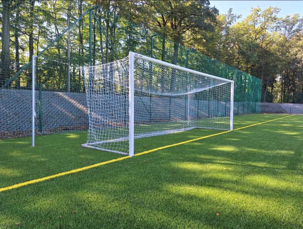 Fotbalová branka 7,32 x 2,44m - hliníková, se sloupky