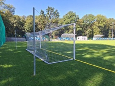 Fotbalová branka 7,32 x 2,44m - hliníková, se sloupky_obr2