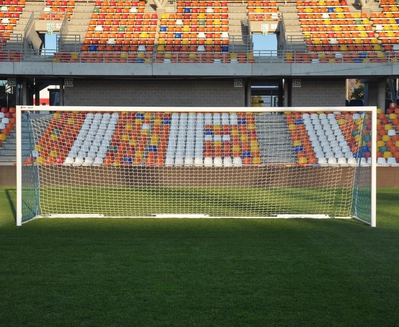 Fotbalová branka 7,32 × 2,44 m – hliníková, přenosná, se závažím