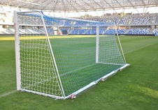 Fotbalová branka 5,0 × 2,0 m – hliníková, přenosná, se závažím_obr2