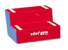 Schody EDUC GYM - 2 stupně - rozměry: 76x70x48/24cm