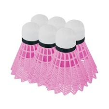 Badmintonové míčky -  6ks nylonové růžové_obr2