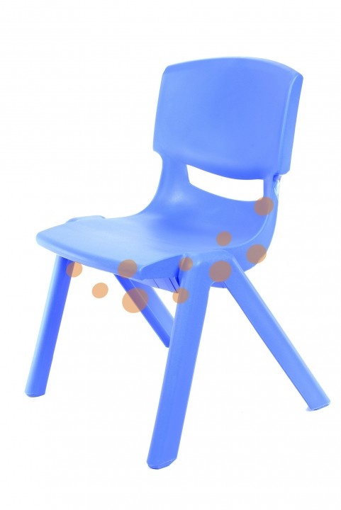 Židlička plastová - barva modrá