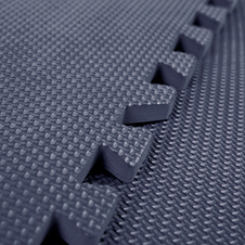Podložka puzzle pod fitness vybavení SCRAB - barva černá, 4 kusy - rozměr 61x61 cm_obr2