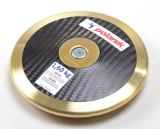 Disk soutěžní z karbonových vláken lemovaný mosazným plátem - hmotnost 1,6 kg CCD17-1,6