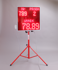 Tabule LED oboustranná se stativem a ovládacím panelem, polský popis TG16-64x64-2