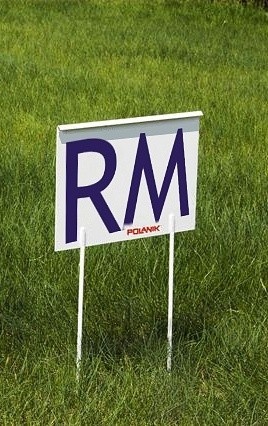 Značka pro označení rekordu mítinku - pro vrhy koulí RM-S292