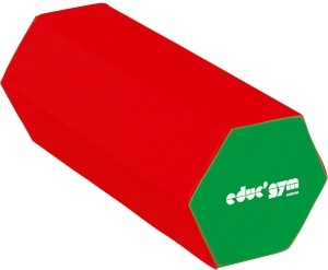 Malý šestiúhelníkový válec EDUC GYM - rozměry: 100x48/42cm