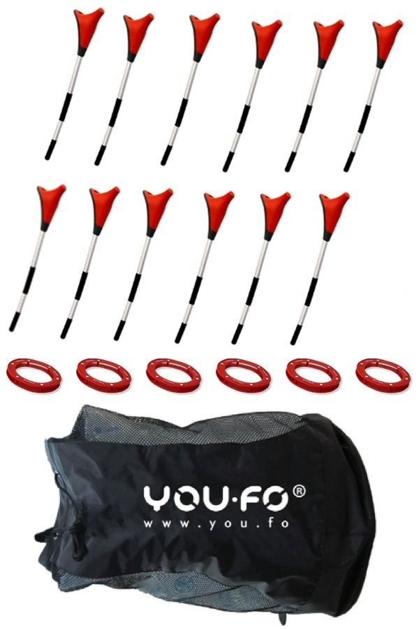 YOU.FO PRO– Sada 12 holí + 6x hrací kroužek + 1x velká transportní taška