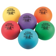 PG míče  -  průměr 12,7cm - sada 6 barev