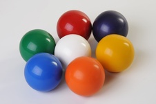 PVC míč - průměr 80 mm, hmotnost 150 g