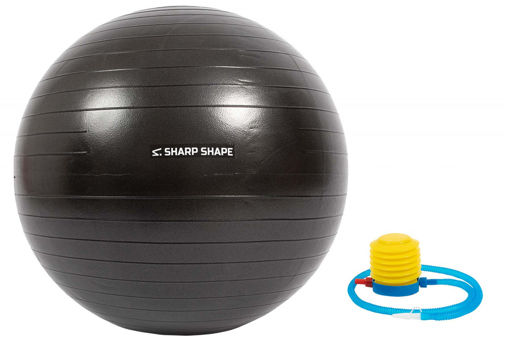 Gymnastický míč - průměr 65 cm, černý