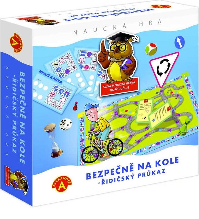 Společenská hra Bezpečně na kole - ŘIDIČSKÝ PRŮKAZ