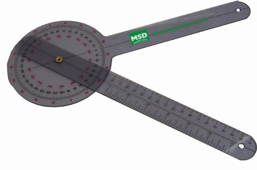 Plastový goniometr - 30cm - 0-360st po 1st