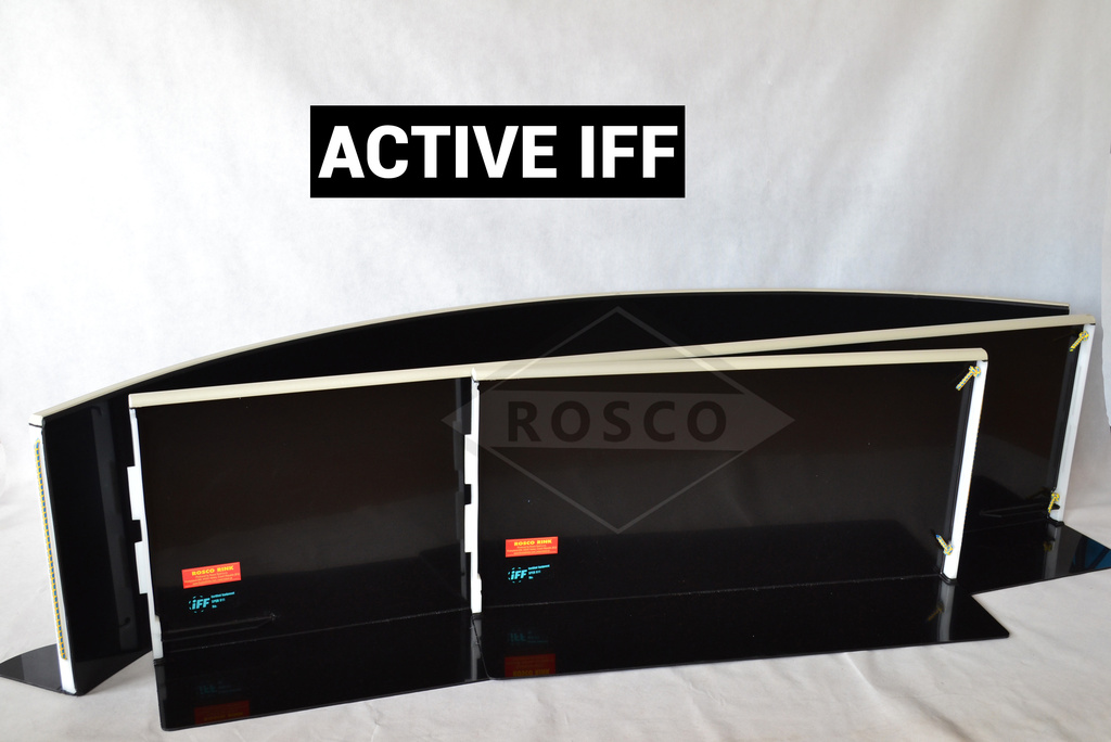 Certifikované florbalové mantinely ACTIVE - 40m x 20m - barva černá