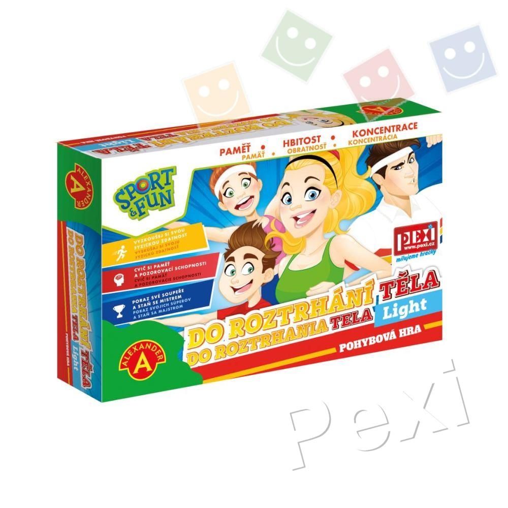 Společenská hra SportFun DO ROZTRHÁNÍ TĚLA Light
