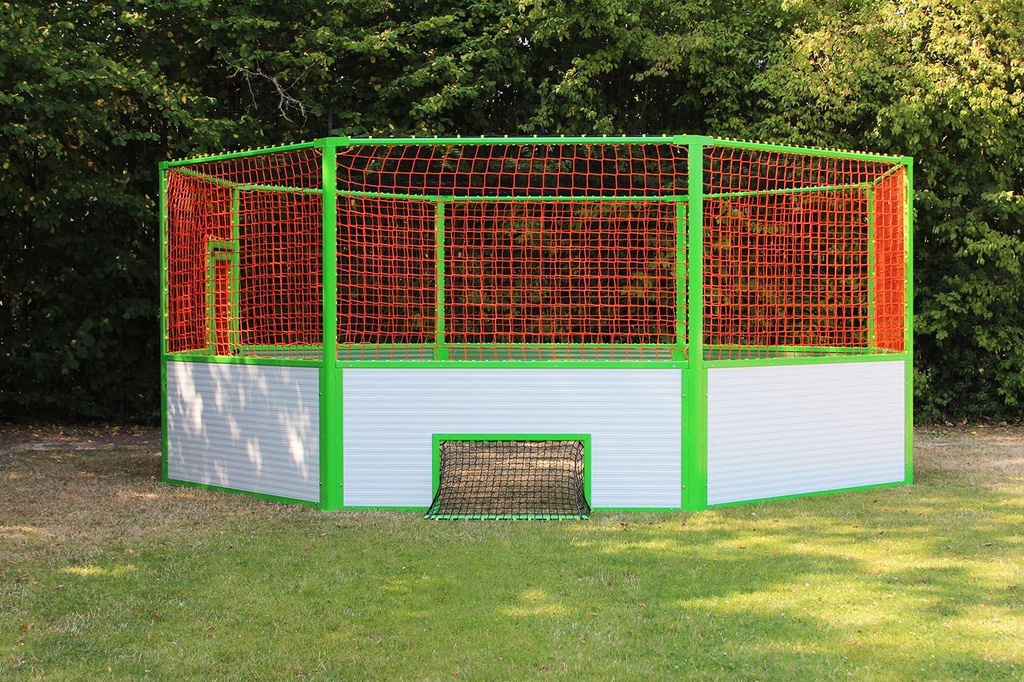 Fotbalová aréna Mini - síťová konstrukce oka 100mm - celková výška 3m