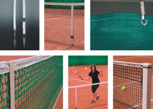 Tenisové sítě - doplňky - stahovák kurtu s pogumovanou sítí