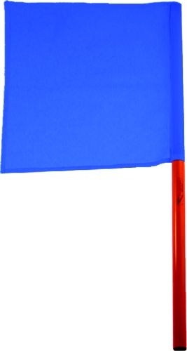Modrá vlajka ze syntetické tkaniny - lakovaná hliníková trubka OFB-60
