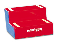 Schody  EDUC GYM - 2 stupně - rozměry: 76x70x48/24cm