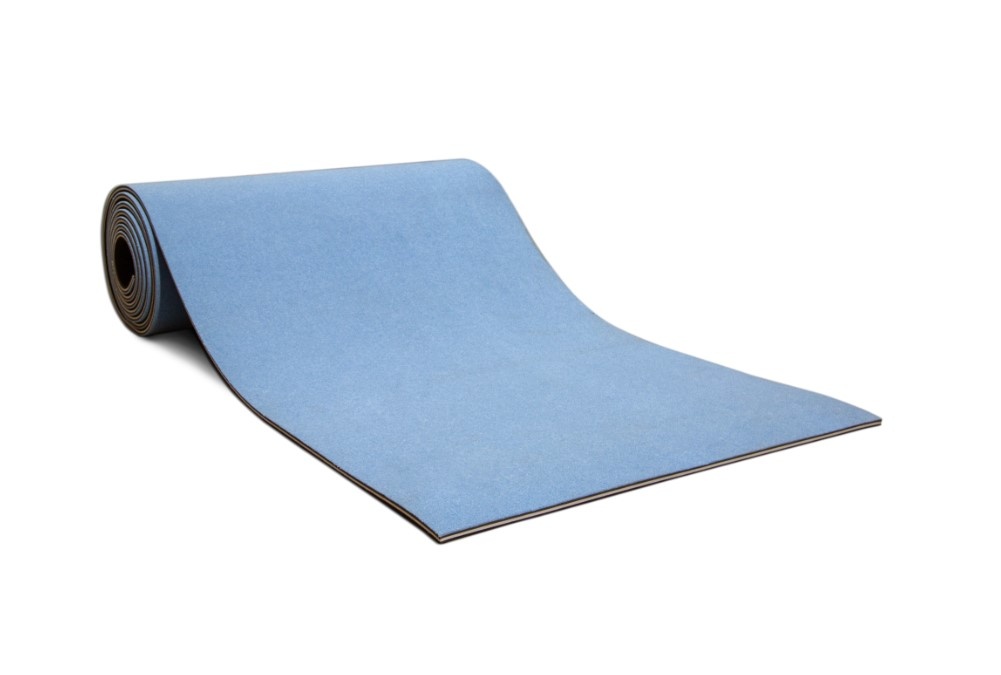Gymnastický koberec Triflex - 12x2m, 35 mm - modrá