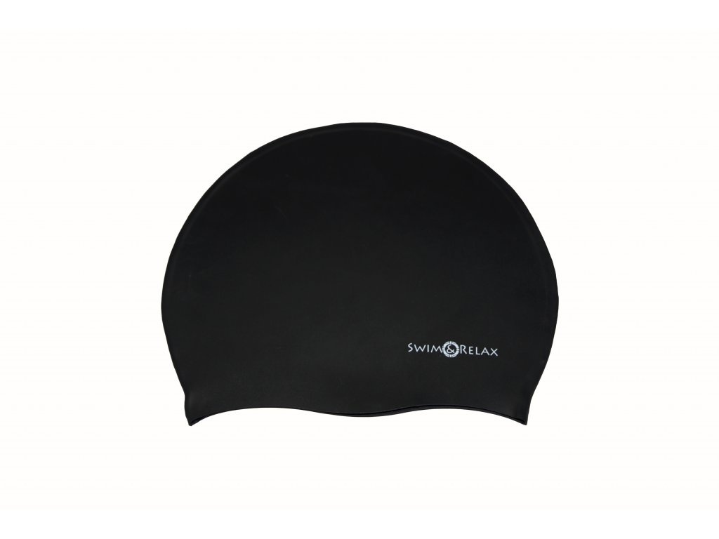 Plavecká čepice Solid Color - černá