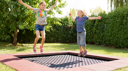 Trampolína EUROTRAMP Ground trampoline Wehrfritz FunXL Playground