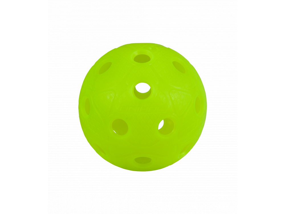 Florbalový míček - barva svítivě žlutá