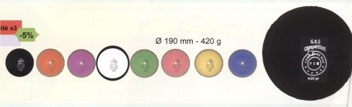 Gymnastický míč G.R.S. competition - průměr 190 mm, hmotnost 420 g