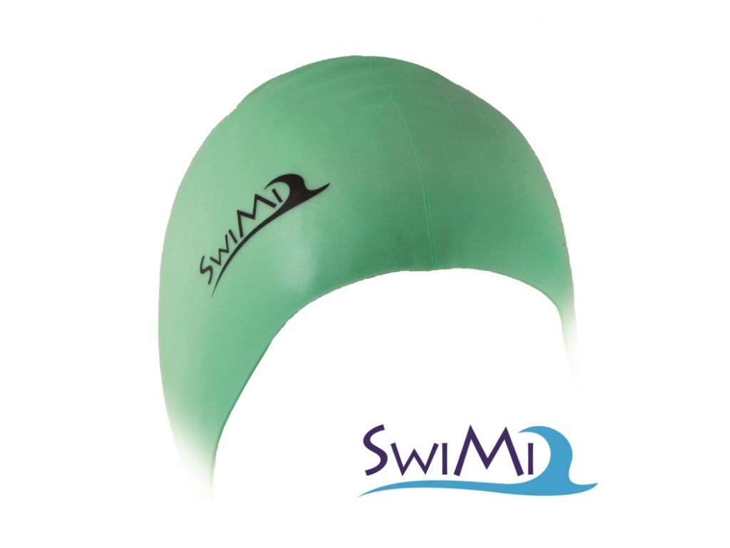 Plavecká čepice SOLID COLOR - zelená