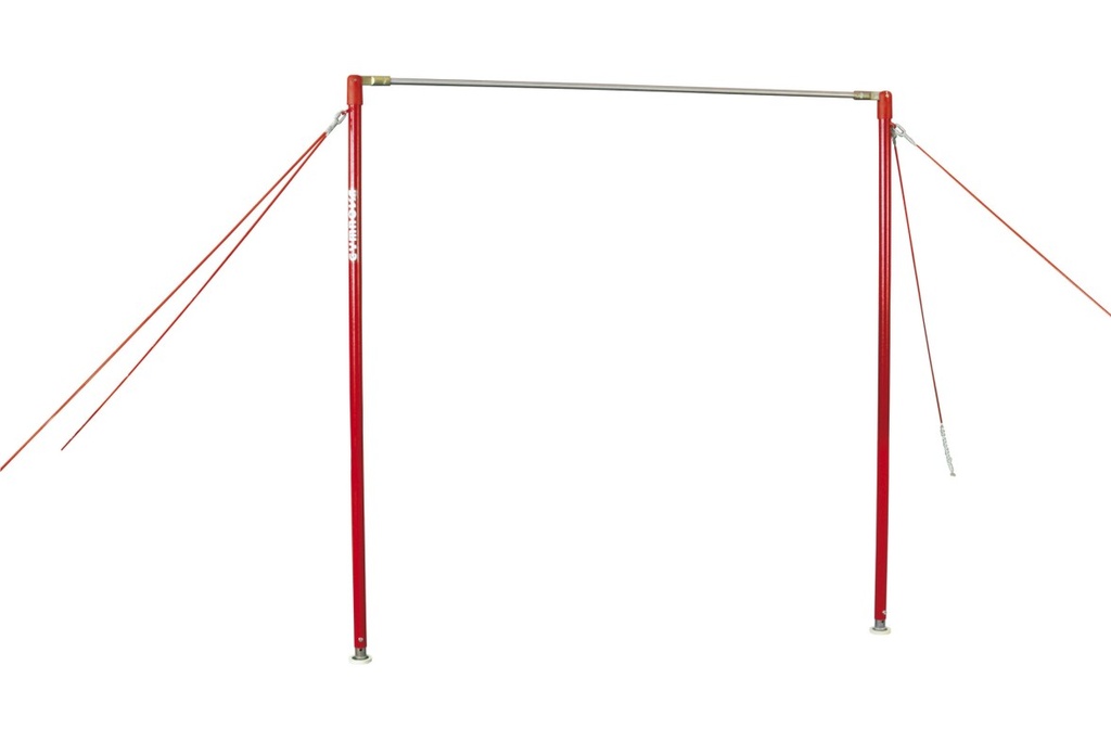 Tréninková hrazda s nastavením výšky od 2,40 - 2,80m - standardní délka kotvících lan