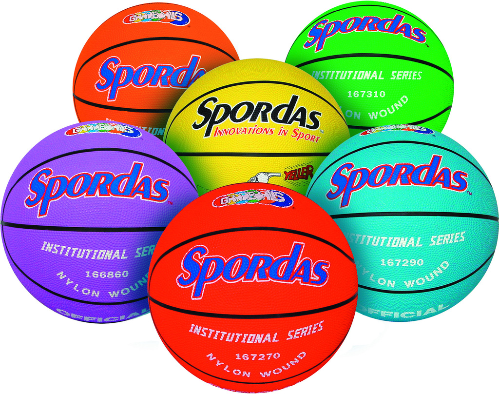 Míče basketbalové Dur - A - Ball - velikost 3, sada 6 kusů