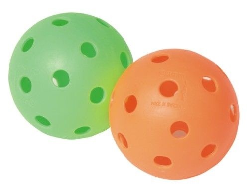 Florbalový míček zelený