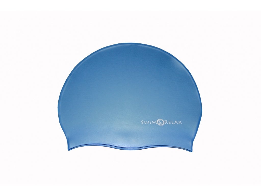 Plavecká čepice ANETKA - modrá