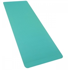 Podložka Yoga mat TPE dvouvrstvá - tyrkysová/šedá_obr6