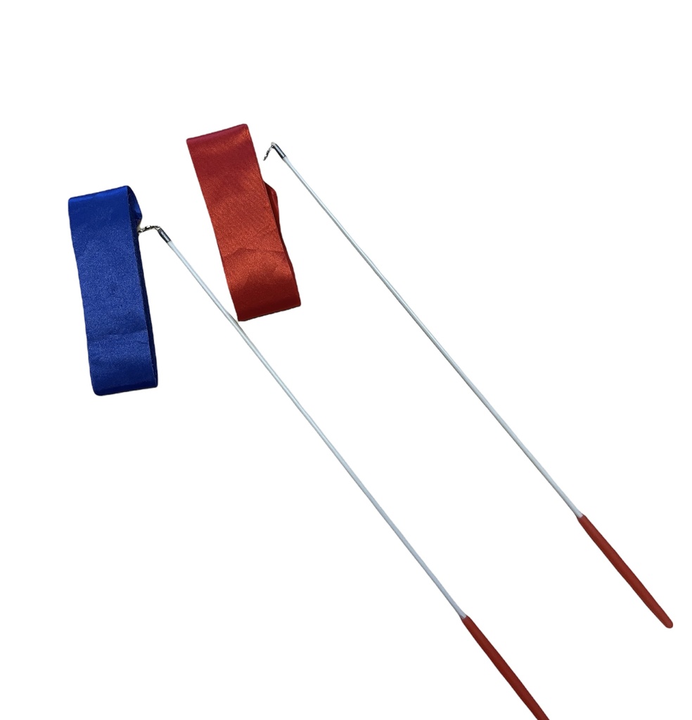 Gymnastická stuha cvičná 4 m - barva modrá