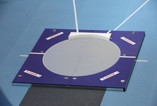 Přenosný kruh pro hod koulí - vnitřní použití, certifikace IAAF E-13-0729 SP0319_obr2