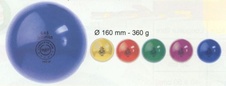 Gymnastický míč G.R.S. z PVC - průměr 160 mm - hmotnost 360 g