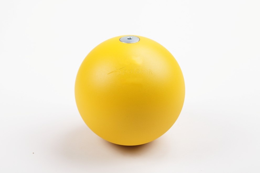 Koule soutěžní ocelová - hmotnost 4 kg, průměr 95 mm, Certifikace WA PK-4/95, lakovaná