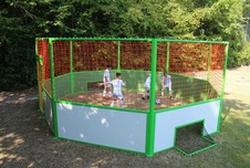 Fotbalová aréna Mini - síťová konstrukce oka 45mm - celková výška 3m_obr2