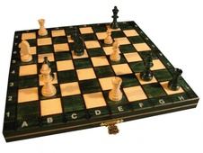 Šachy magnetické klasik - barva hnědá