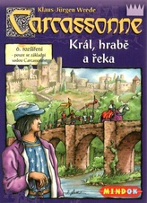 Společenská hra Carcassonne  - rozšíření 6 - Král, hrabě a řeka
